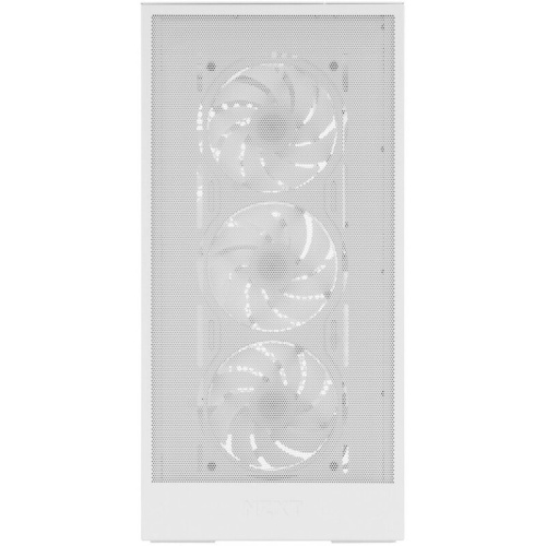 Корпус NZXT H5 Flow RGB (CC-H52FW-R1), без БП Midi-Tower, TG, 4x120mm 1xUSB-A 3.2 + E-ATX, ATX, mITX White