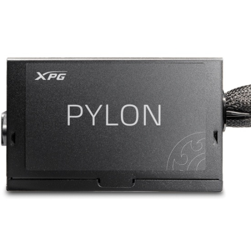 Блок питания ADATA XPG PYLON550B-BlackCOLOR (PYLON550B-BKCEU) чёрный (550 Вт, PCIe-2шт, ATX v2.31, Active PFC, 120mm Fan, 80 Plus Bronze)