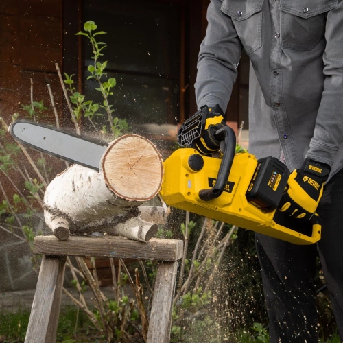 Цепная пила аккумуляторная DENZEL RCS 400-36-0, 58611 без АКБ и ЗУ