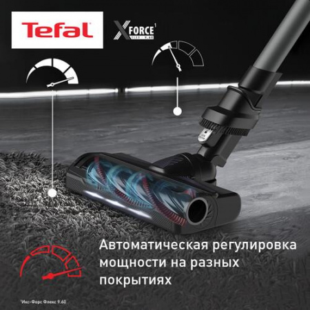 Пылесос  вертикальный  Tefal TY2038WO  черный