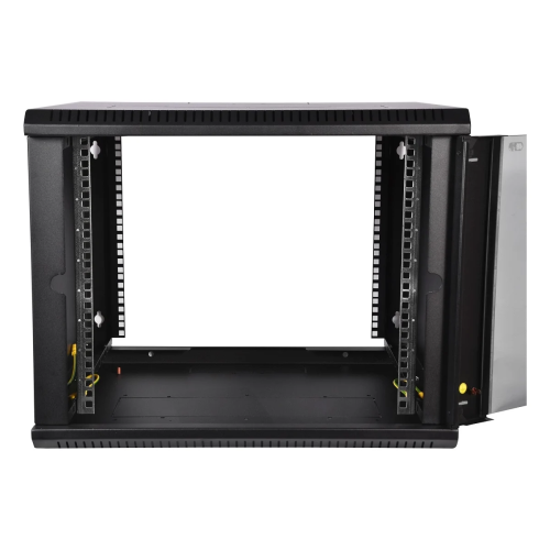 Шкаф коммутационный ЦМО ШРН-Эконом ШРН-Э-12.500-9005 настенный 12U 600x520мм черный