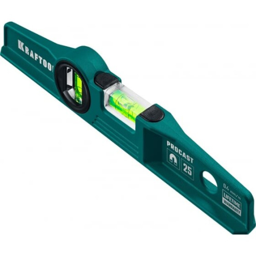 Уровень литой магнитный Kraftool Procast 34717-025 250мм