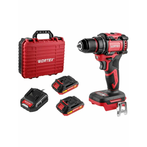 Дрель-шуруповерт WORTEX BD 2025 DLi (1329836) 2x1,5 А*ч