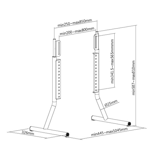 Кронштейн-подставка Ultramounts UM 505 черный
