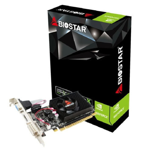 Видеокарта Biostar Nvidia GeForce GT610 2Gb (VN6103THX6) 64bit DDR3 PCI-E 700/1333 DVIx1/HDMIx1/CRTx1/HDCP Ret