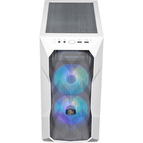 Корпус Cooler Master MasterBox TD300 Mesh TD300-WGNN-S00 белый без БП mATX 4x120mm 4x140mm 2xUSB3.0 audio bott PSU