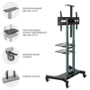 Мобильная стойка ONKRON TS1881 Black