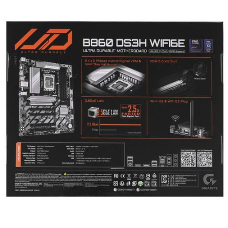 Материнская плата GIGABYTE B860 DS3H WIFI6E