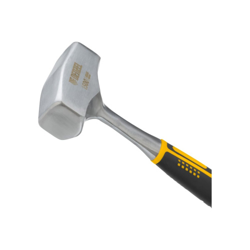 Кувалда Denzel 11012 1,5кг, цельнометаллическая, двухкомпонентная рукоятка