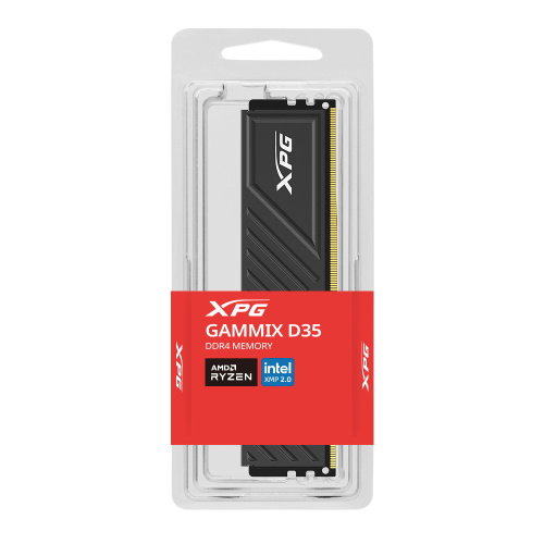 ОЗУ ADATA XPG Gammix D35 RGB Gaming Memory AX4U32008G16A-SBKD35 8GB DDR4 3200 U-DIMM CL 16-20-20, black