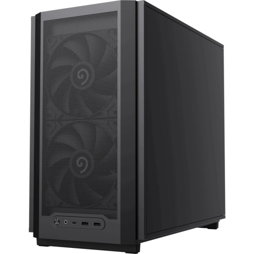 Корпус GameMax F36 Dark без БП (Midi Tower, ATX, Графит, 1*USB Type-C, 3*120мм)