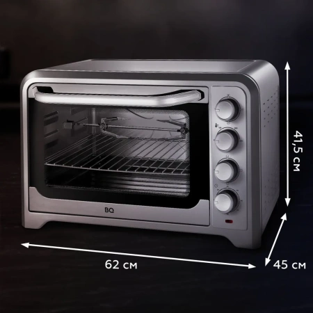 Мини-печь BQ EO1002B Steel-Black