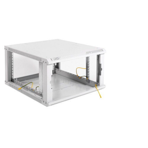 Шкаф коммутационный ЦМО ШРН-ЭКОНОМ ШРН-Э-6.650.1 настенный 6U 600x650мм пер.дв.металл серый