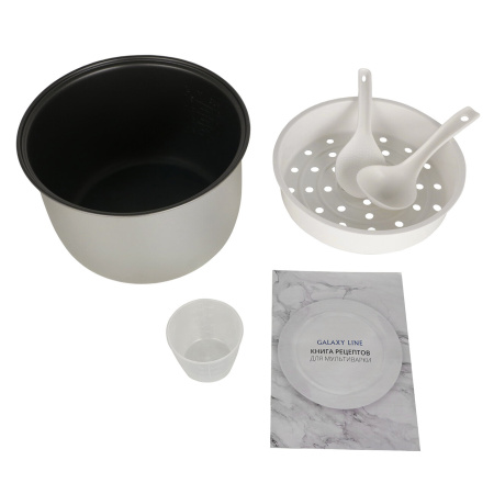 Мультиварка Galaxy GL 2646 черный/серебряный