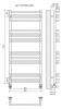 Водяной полотенцесушитель Terminus Арт П18 500х1200