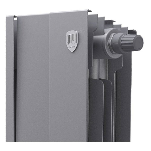 Биметаллический радиатор отопления  Royal Thermo Pianoforte 500 Vdr80 4 Секции Silver Satin